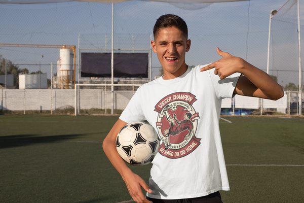 Soccer Champion Short-Sleeve  T-Shirt
