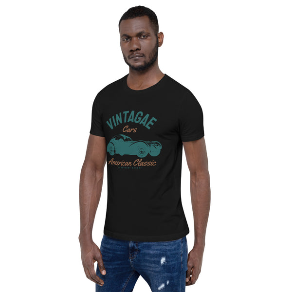 Vintage American Classic Short-Sleeve Unisex T-Shirt