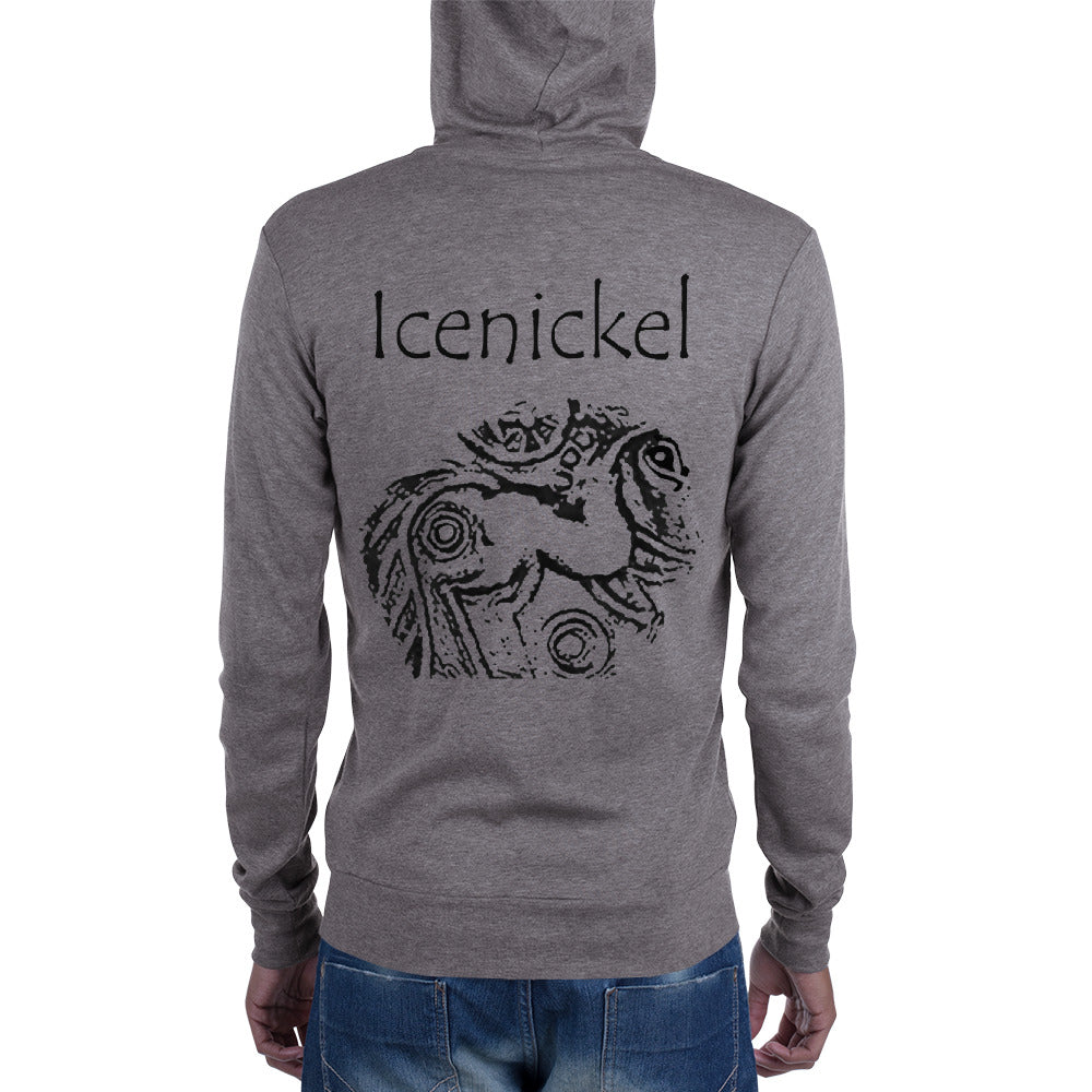 Unisex zip hoodie