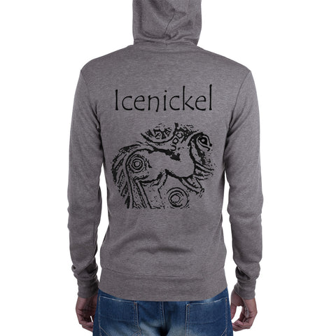 Unisex zip hoodie