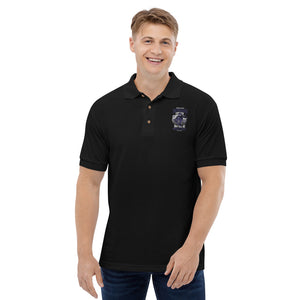 Snowboard Embroidered Polo Shirt