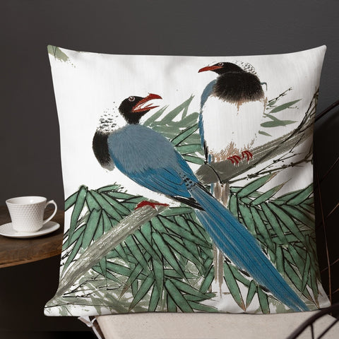 Magpies Premium Pillow