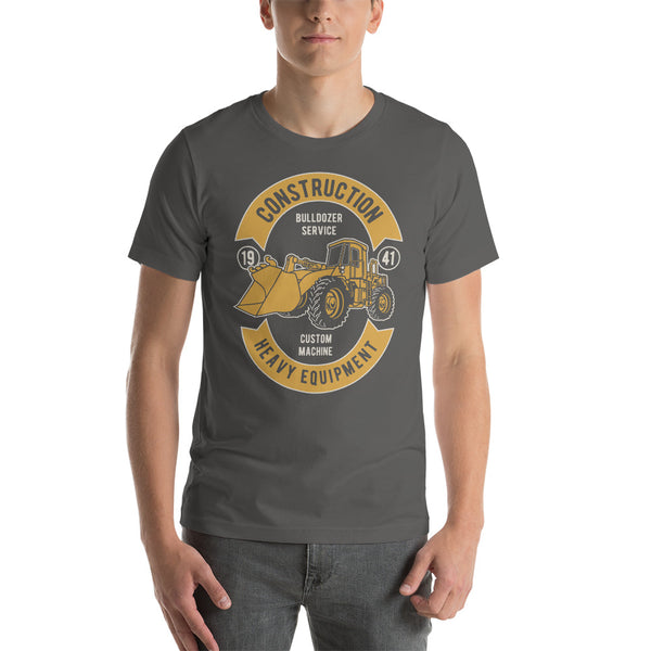 Bulldozer Short-Sleeve Unisex T-Shirt