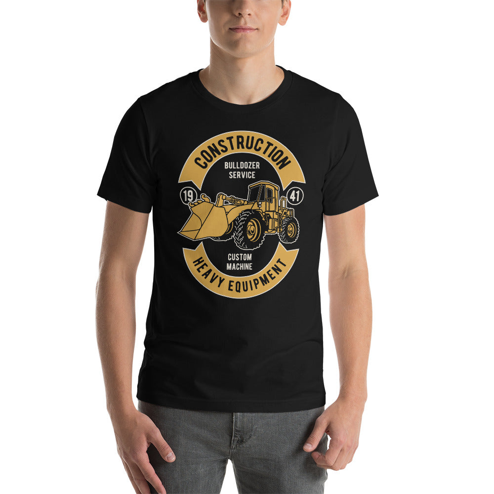 Bulldozer Short-Sleeve Unisex T-Shirt