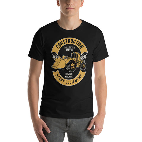 Bulldozer Short-Sleeve Unisex T-Shirt