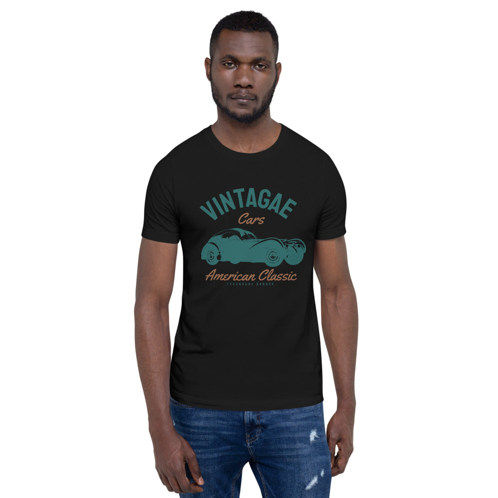 Vintage American Classic Short-Sleeve Unisex T-Shirt